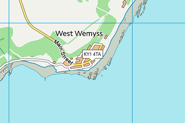 KY1 4TA map - OS VectorMap District (Ordnance Survey)