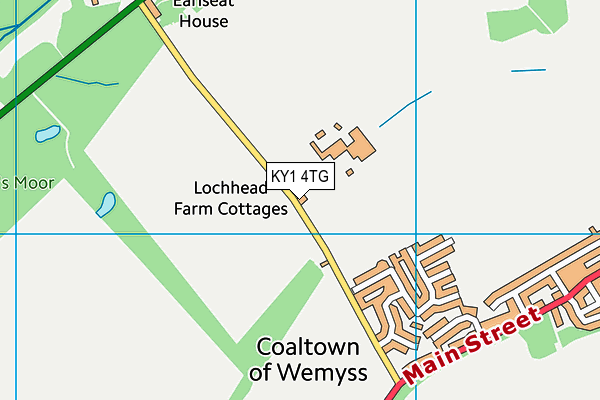 KY1 4TG map - OS VectorMap District (Ordnance Survey)