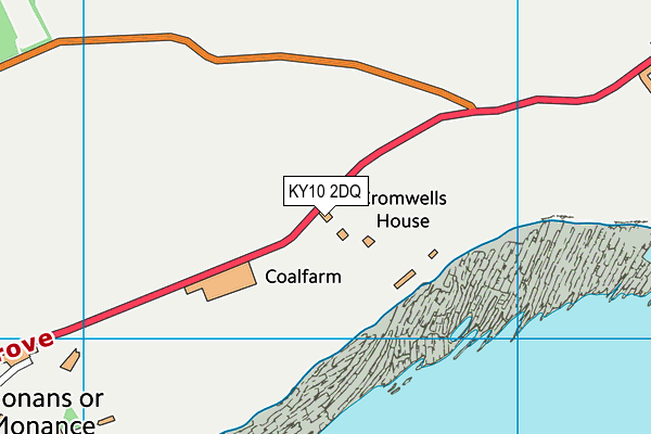 KY10 2DQ map - OS VectorMap District (Ordnance Survey)