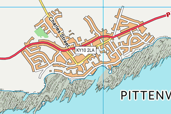 KY10 2LA map - OS VectorMap District (Ordnance Survey)