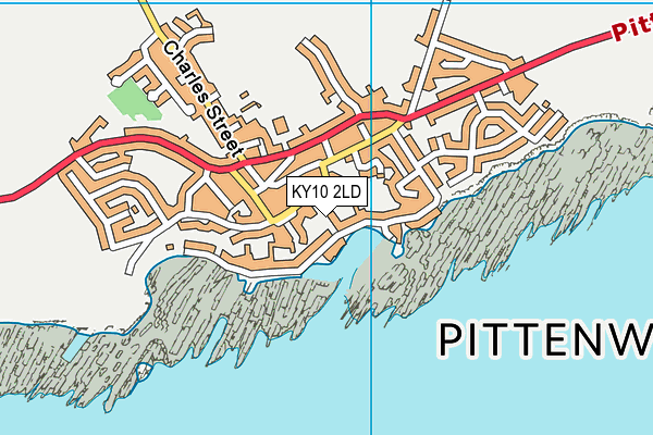 KY10 2LD map - OS VectorMap District (Ordnance Survey)