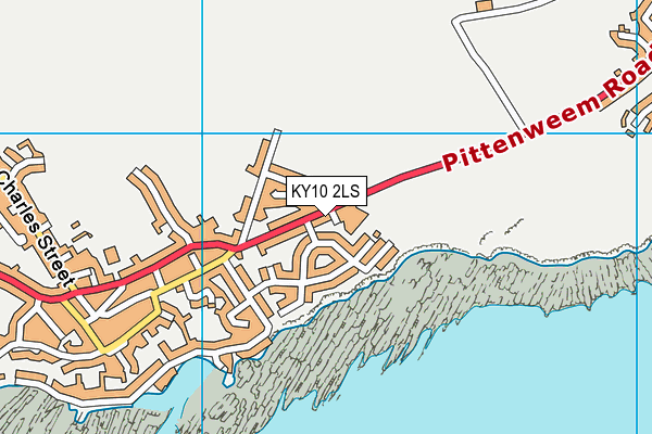 KY10 2LS map - OS VectorMap District (Ordnance Survey)