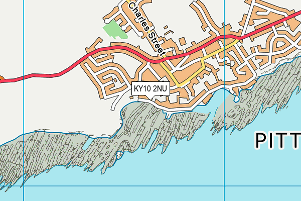 KY10 2NU map - OS VectorMap District (Ordnance Survey)