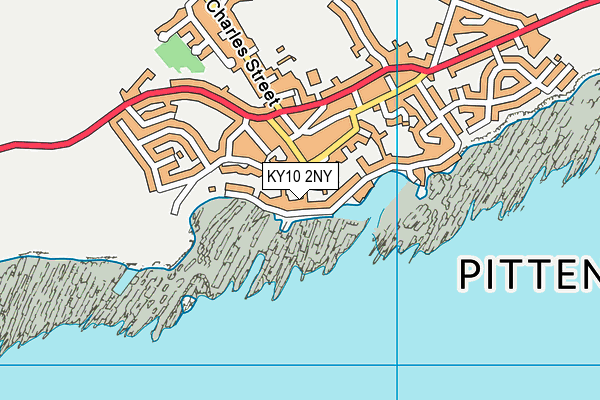 KY10 2NY map - OS VectorMap District (Ordnance Survey)