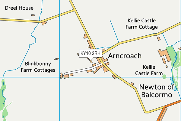 KY10 2RH map - OS VectorMap District (Ordnance Survey)