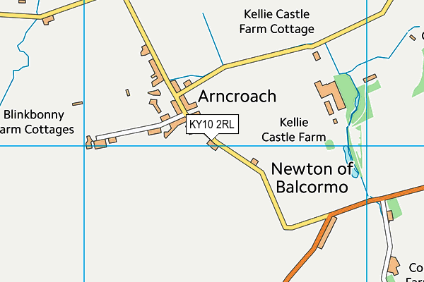 KY10 2RL map - OS VectorMap District (Ordnance Survey)