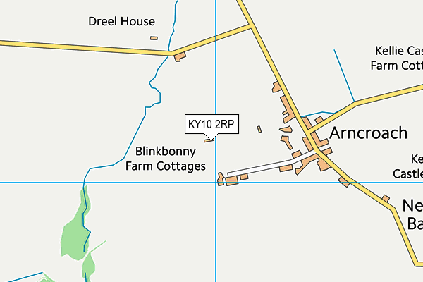 KY10 2RP map - OS VectorMap District (Ordnance Survey)