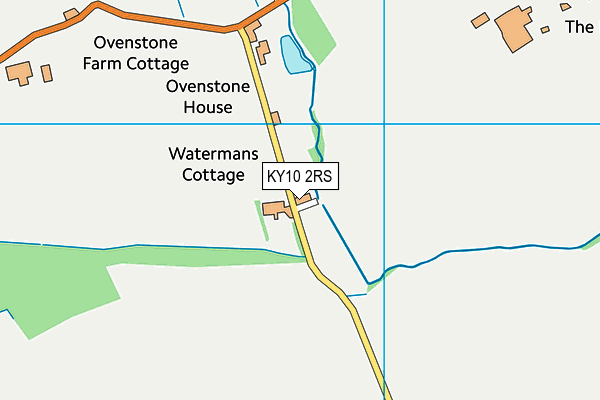 KY10 2RS map - OS VectorMap District (Ordnance Survey)