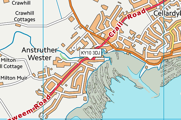 KY10 3DJ map - OS VectorMap District (Ordnance Survey)
