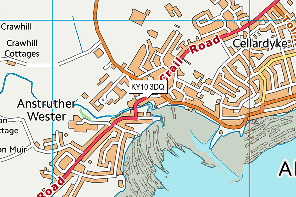 Map of RRR.ANSTRUTHER LIMITED at district scale