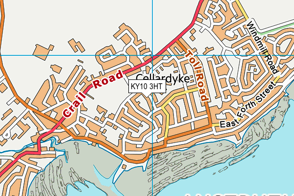 KY10 3HT map - OS VectorMap District (Ordnance Survey)