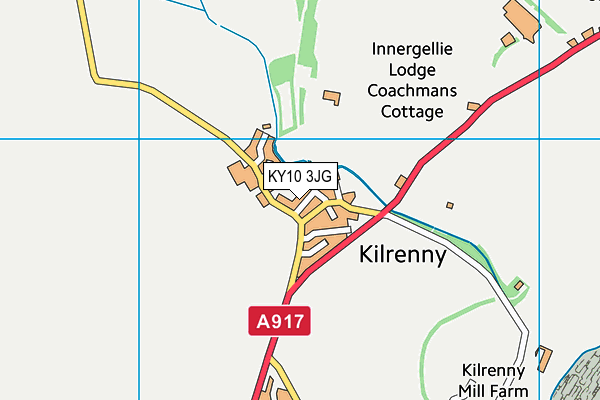 KY10 3JG map - OS VectorMap District (Ordnance Survey)