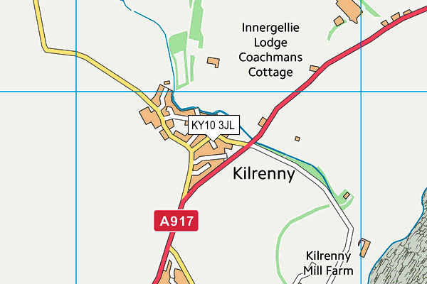 KY10 3JL map - OS VectorMap District (Ordnance Survey)