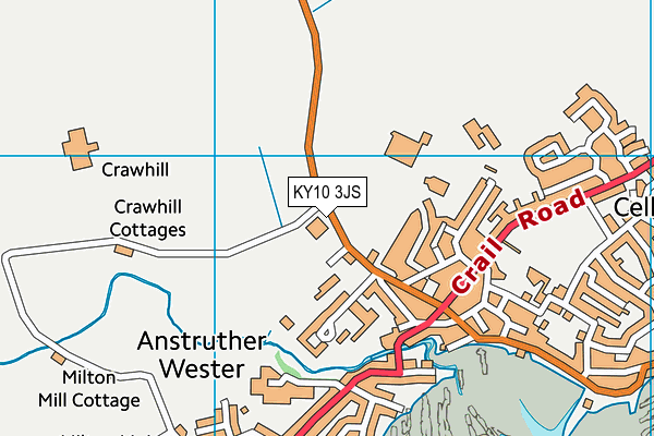 KY10 3JS map - OS VectorMap District (Ordnance Survey)