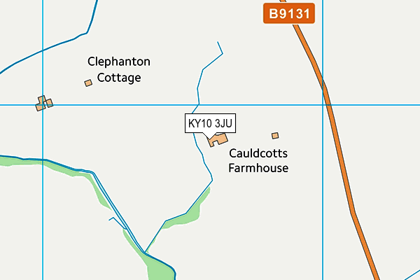 KY10 3JU map - OS VectorMap District (Ordnance Survey)