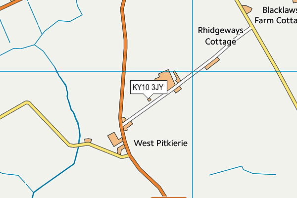 KY10 3JY map - OS VectorMap District (Ordnance Survey)