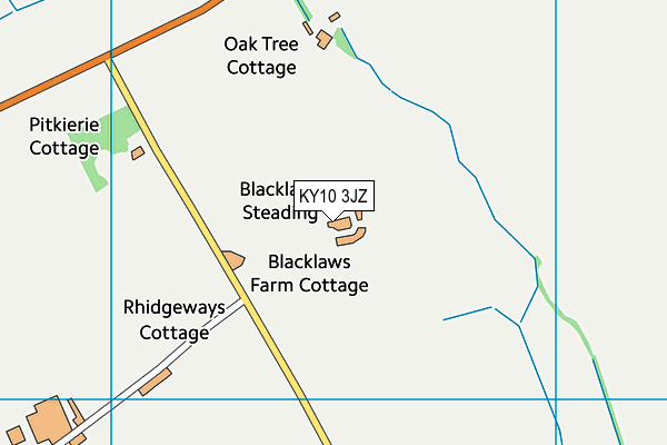KY10 3JZ map - OS VectorMap District (Ordnance Survey)