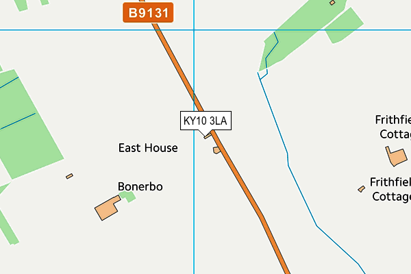 KY10 3LA map - OS VectorMap District (Ordnance Survey)
