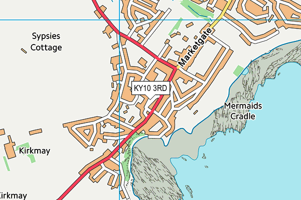 KY10 3RD map - OS VectorMap District (Ordnance Survey)
