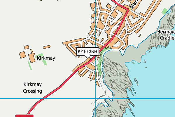 KY10 3RH map - OS VectorMap District (Ordnance Survey)