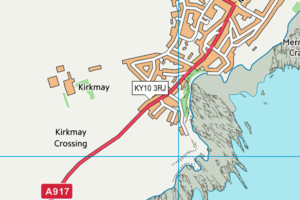 KY10 3RJ map - OS VectorMap District (Ordnance Survey)