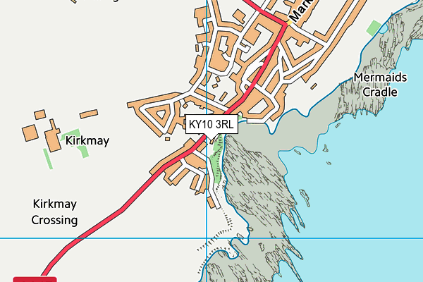KY10 3RL map - OS VectorMap District (Ordnance Survey)
