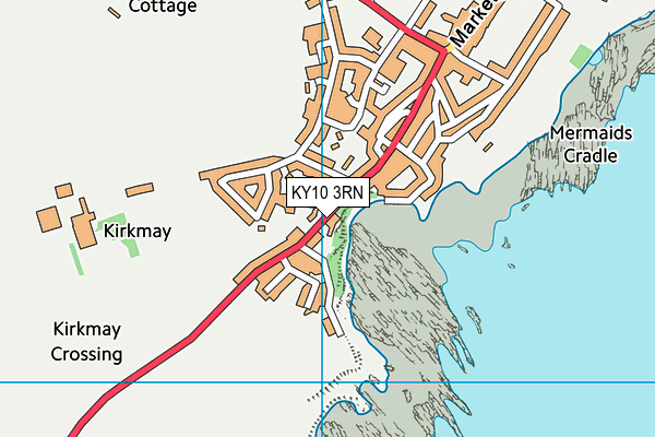 KY10 3RN map - OS VectorMap District (Ordnance Survey)