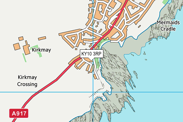 KY10 3RP map - OS VectorMap District (Ordnance Survey)