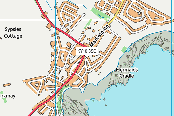 KY10 3SQ map - OS VectorMap District (Ordnance Survey)