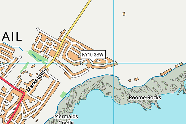 KY10 3SW map - OS VectorMap District (Ordnance Survey)