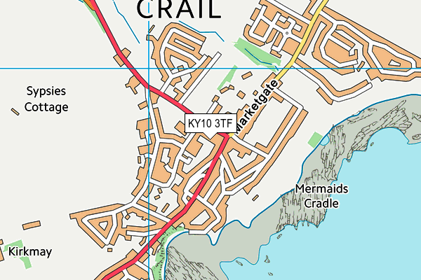 KY10 3TF map - OS VectorMap District (Ordnance Survey)