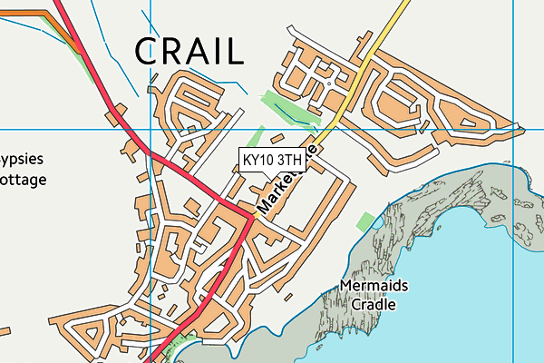 KY10 3TH map - OS VectorMap District (Ordnance Survey)