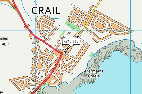 KY10 3TL map - OS VectorMap District (Ordnance Survey)
