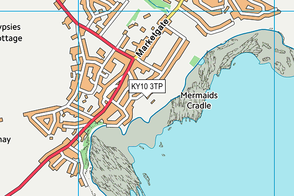 KY10 3TP map - OS VectorMap District (Ordnance Survey)