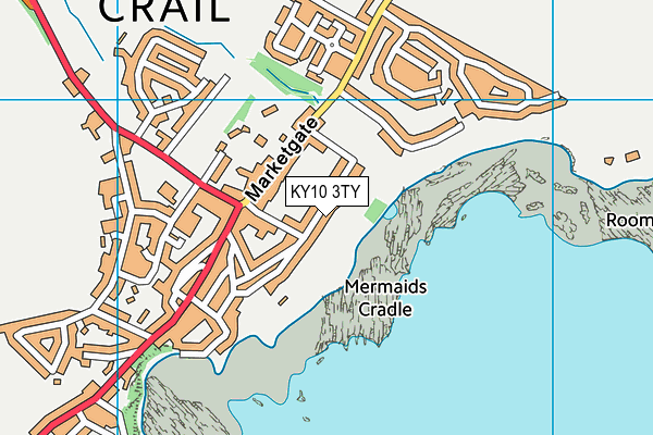 KY10 3TY map - OS VectorMap District (Ordnance Survey)