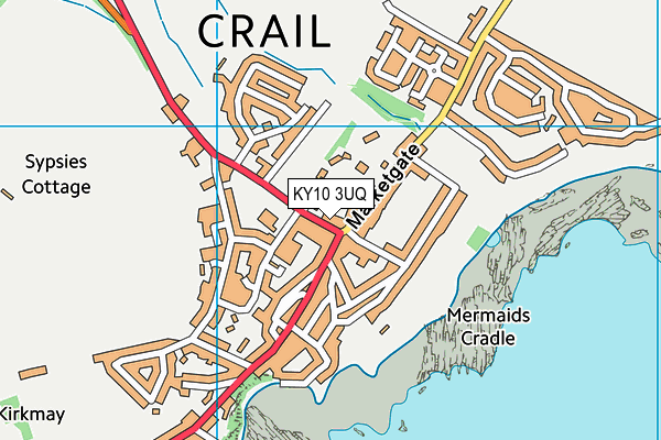 KY10 3UQ map - OS VectorMap District (Ordnance Survey)