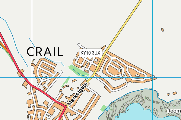 KY10 3UX map - OS VectorMap District (Ordnance Survey)