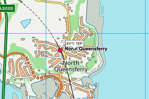 KY11 1EP map - OS VectorMap District (Ordnance Survey)