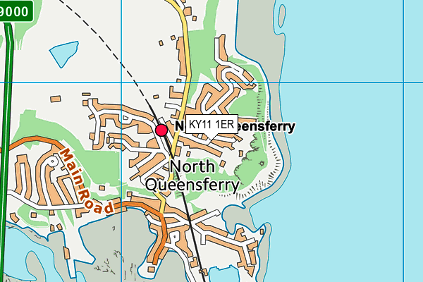 KY11 1ER map - OS VectorMap District (Ordnance Survey)