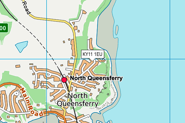 KY11 1EU map - OS VectorMap District (Ordnance Survey)