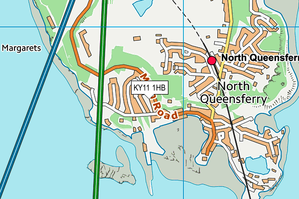 KY11 1HB map - OS VectorMap District (Ordnance Survey)