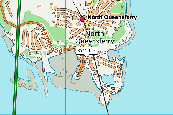 KY11 1JP map - OS VectorMap District (Ordnance Survey)