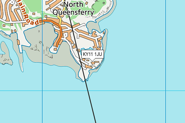 KY11 1JU map - OS VectorMap District (Ordnance Survey)