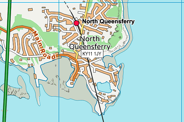 KY11 1JY map - OS VectorMap District (Ordnance Survey)