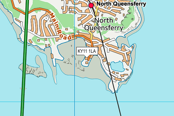 KY11 1LA map - OS VectorMap District (Ordnance Survey)