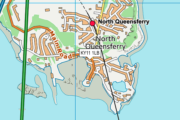 KY11 1LB map - OS VectorMap District (Ordnance Survey)