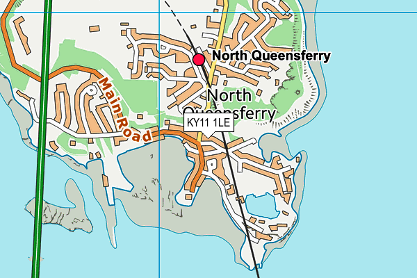 KY11 1LE map - OS VectorMap District (Ordnance Survey)