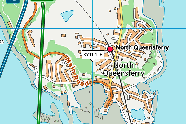 KY11 1LF map - OS VectorMap District (Ordnance Survey)