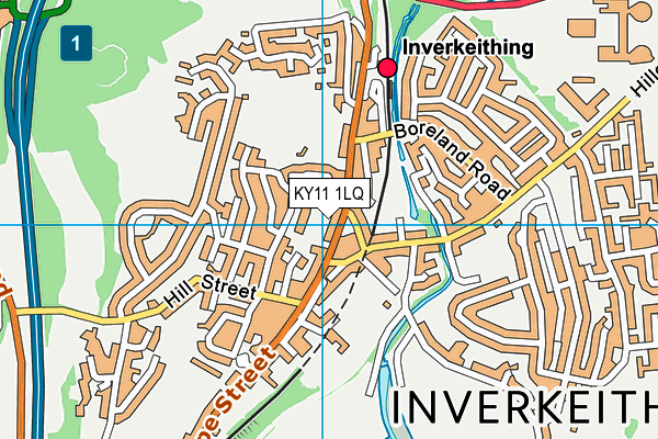 KY11 1LQ map - OS VectorMap District (Ordnance Survey)