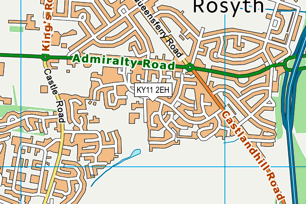 KY11 2EH map - OS VectorMap District (Ordnance Survey)